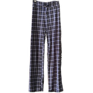 Leggings Depot Blue Plaid Leggings Size Large New With Tags Dockside Blue Navy